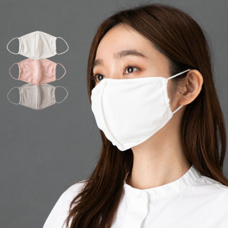 シルク100％ マスク カバーとしても使える2wayタイプ 正絹110gスムース 日本製 ポケット付き