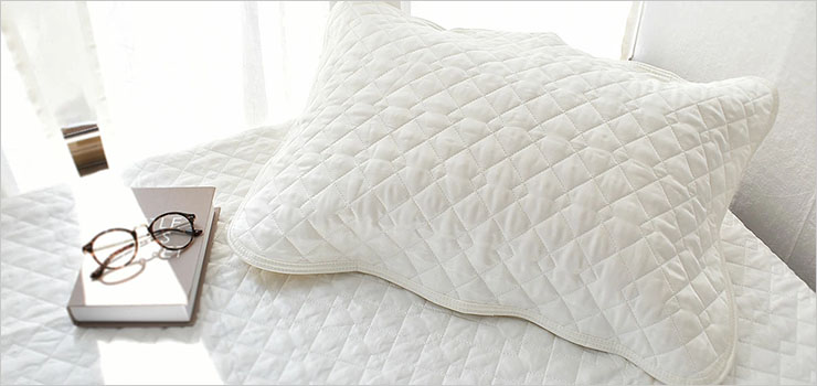 【特別価格】シルク 枕パッド 日本製 中綿コットン100％脱脂綿