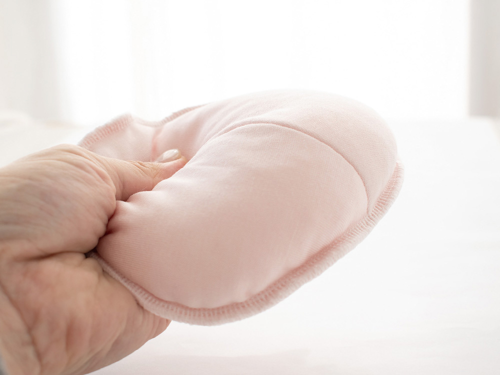 乳がん用ビーズパッド シルクケース付き 1個売り 日本製