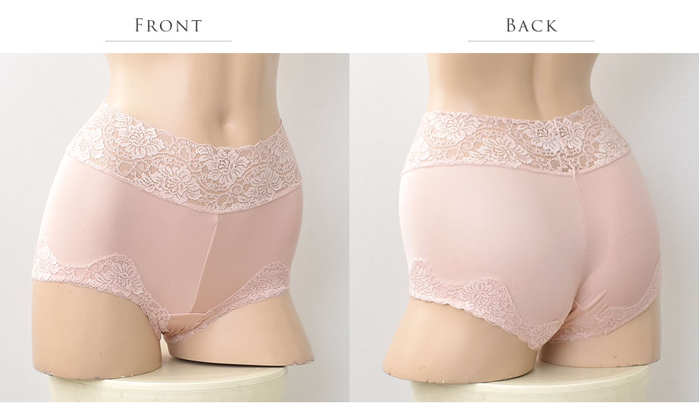 シルクショーツ ゆったり深履き ボックスタイプ 日本製