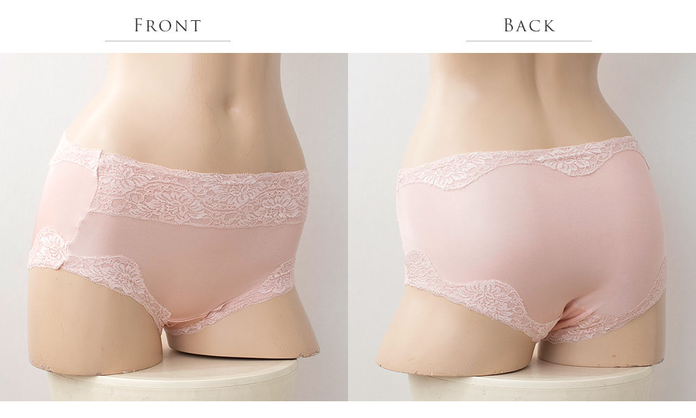 シルクショーツ ゆったり深履き サニタリー兼用 日本製