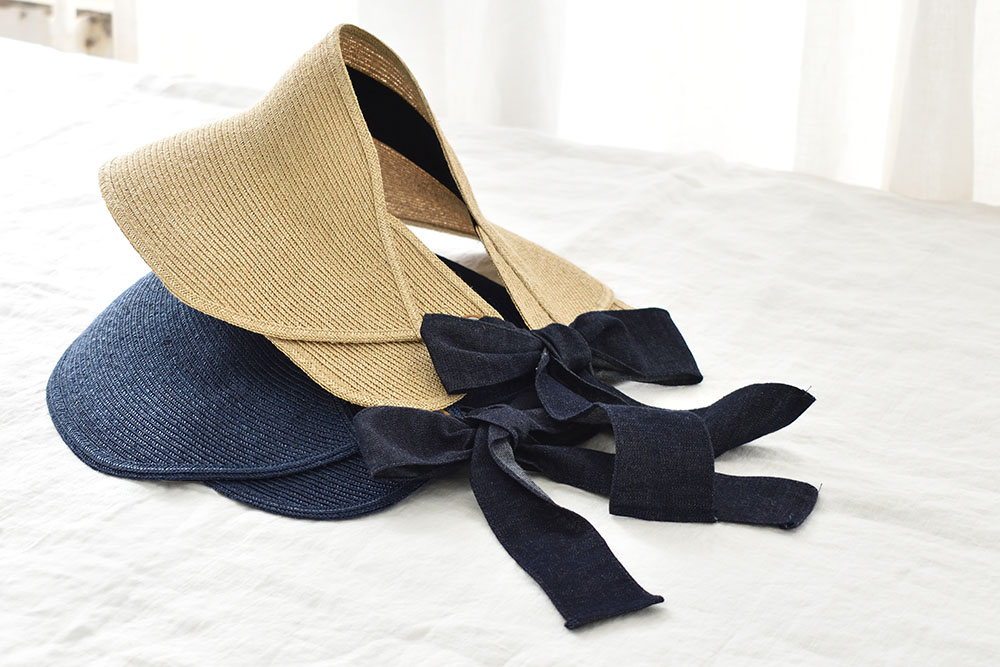 マニラ麻ブレード サンバイザー 日本製