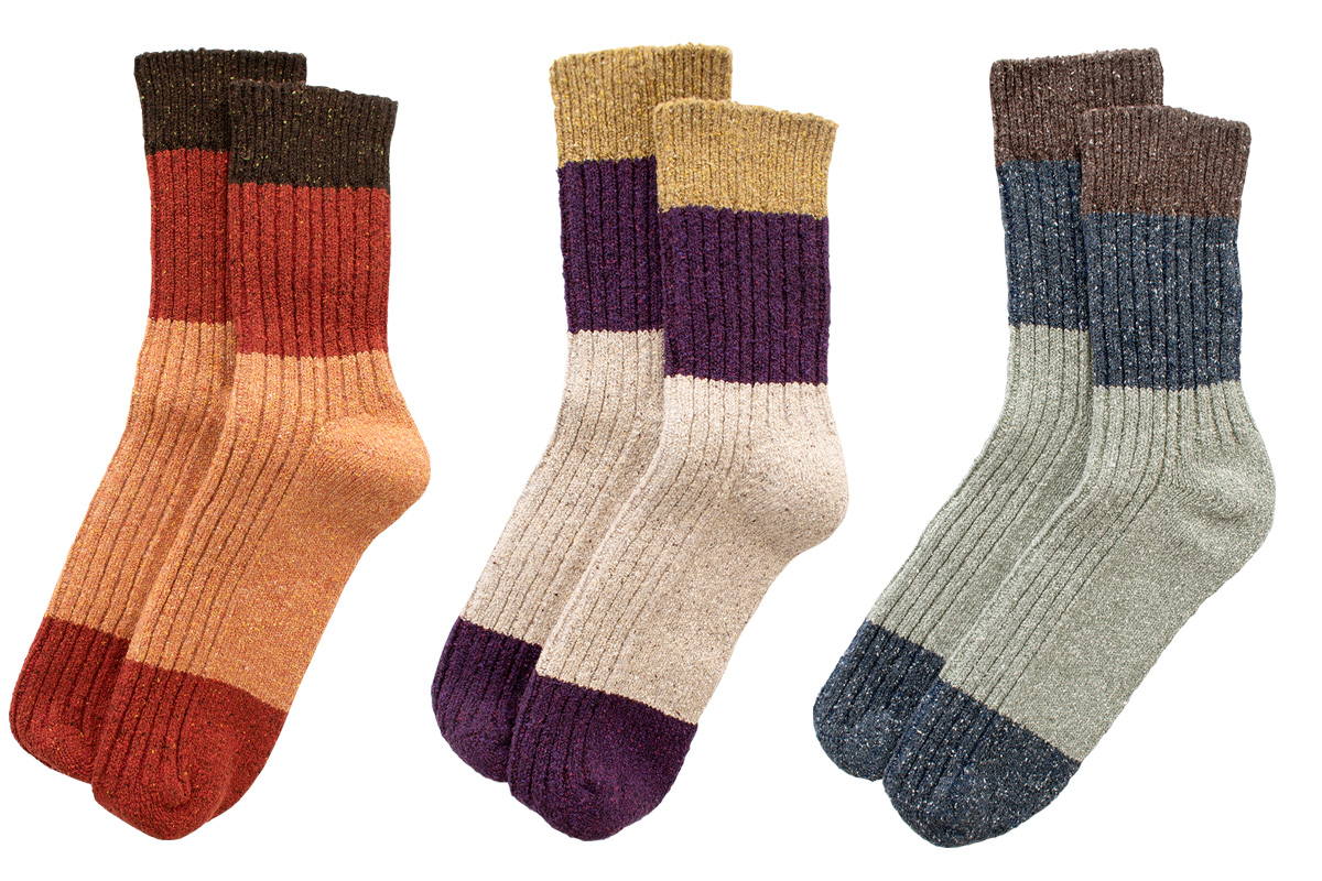 シルク メンズ ソックス 日本製 TWEEDY SILK SOCKS 長谷川商店