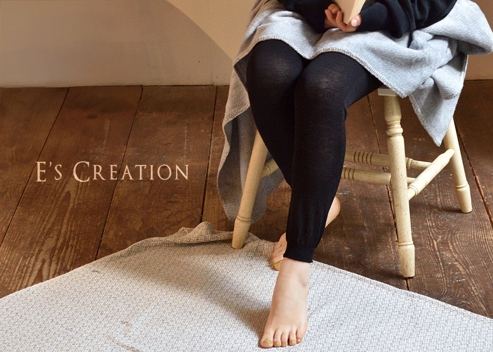 シルク100％ レギンス ホールガーメント 日本製