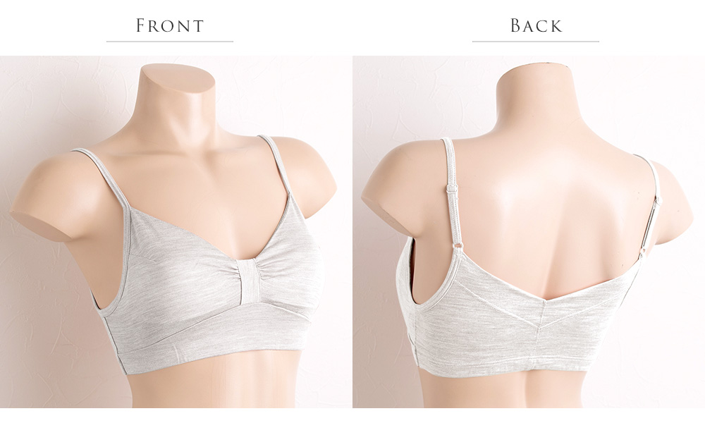 シルク100％ ソフトジャージー ノンワイヤーブラ 日本製 ウォッシャブル加工