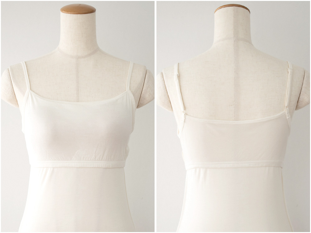 シルク100％ カップ付き キャミソール 日本製 しっかりタイプ 【ふわ肌シルク】