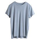 シルク100% 正絹スムース140g クルーネック 半袖Tシャツ