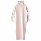 オーガニックコットン ハイネック オーバーワンピース 日本製