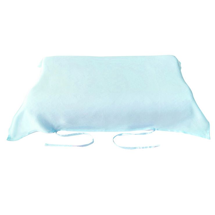 シルク100％ 枕カバー 紐タイプ