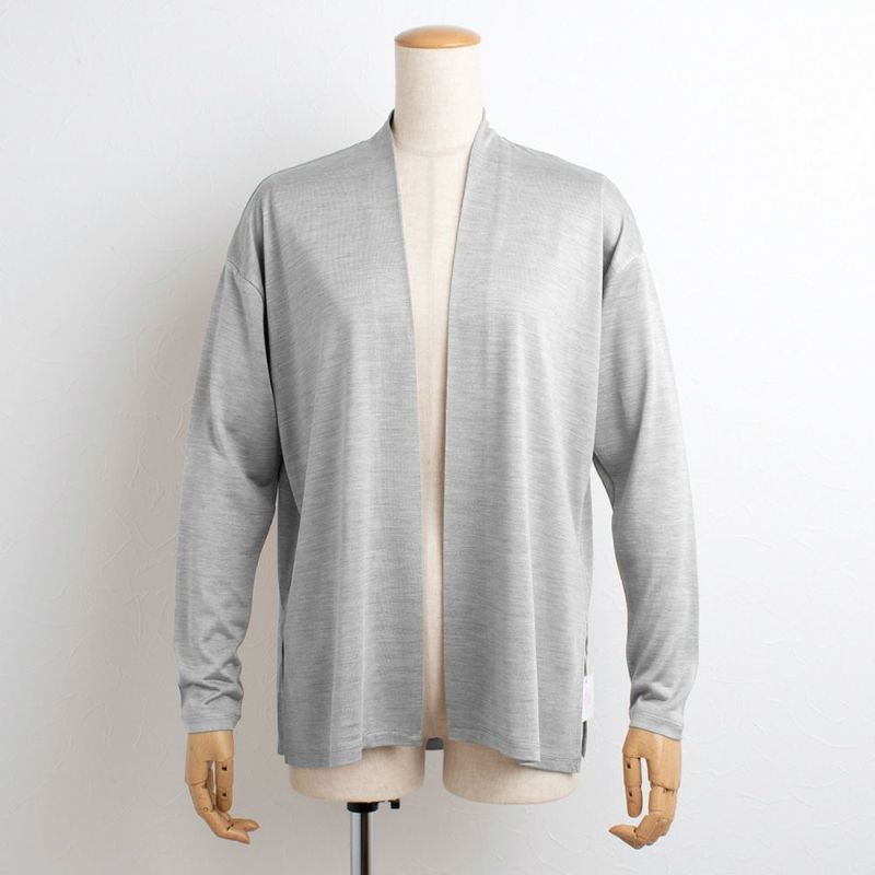 シルク100% ジャージー カーディガン 日本製 ＵＶカット