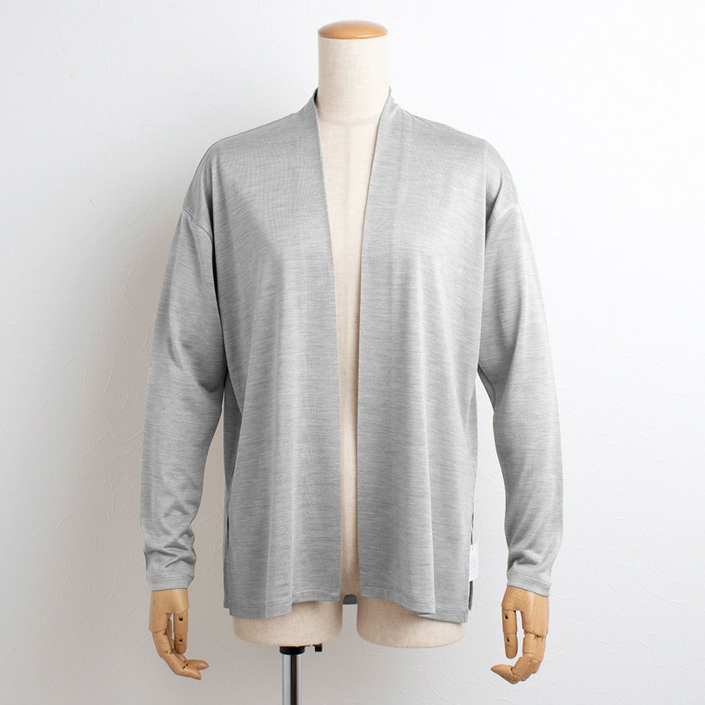 シルク100% ジャージー カーディガン 日本製 ＵＶカット