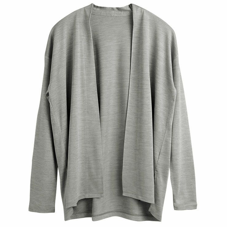 シルク100% ジャージー カーディガン 日本製 ＵＶカット