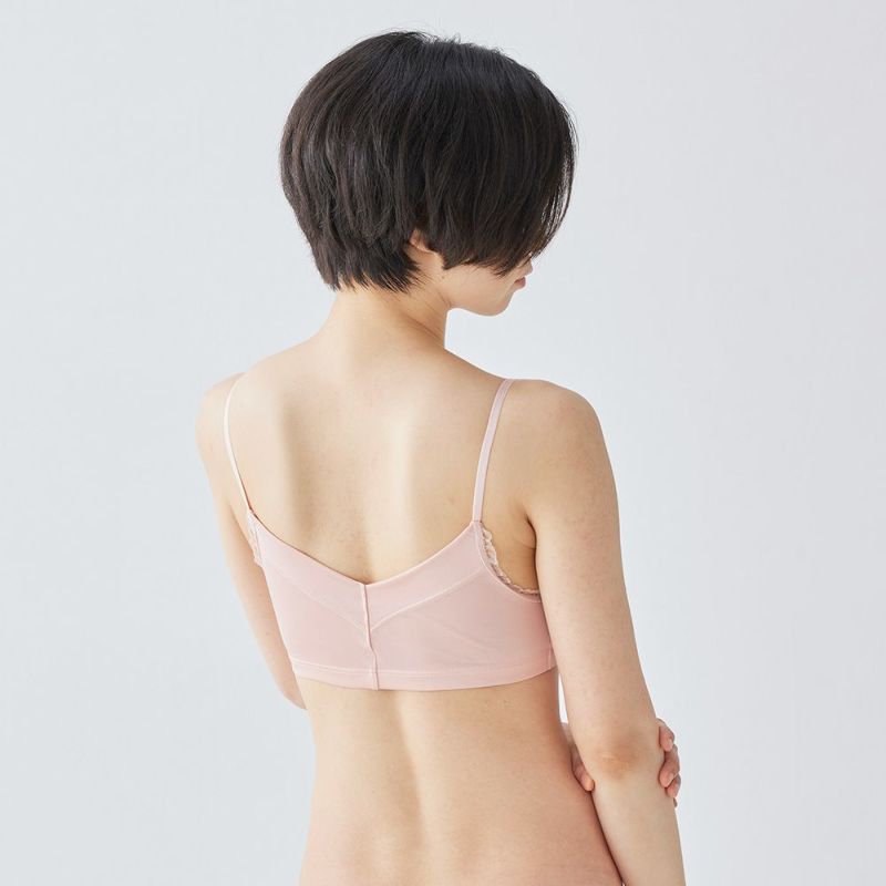 シルク100％スムース ノンワイヤーブラ 日本製
