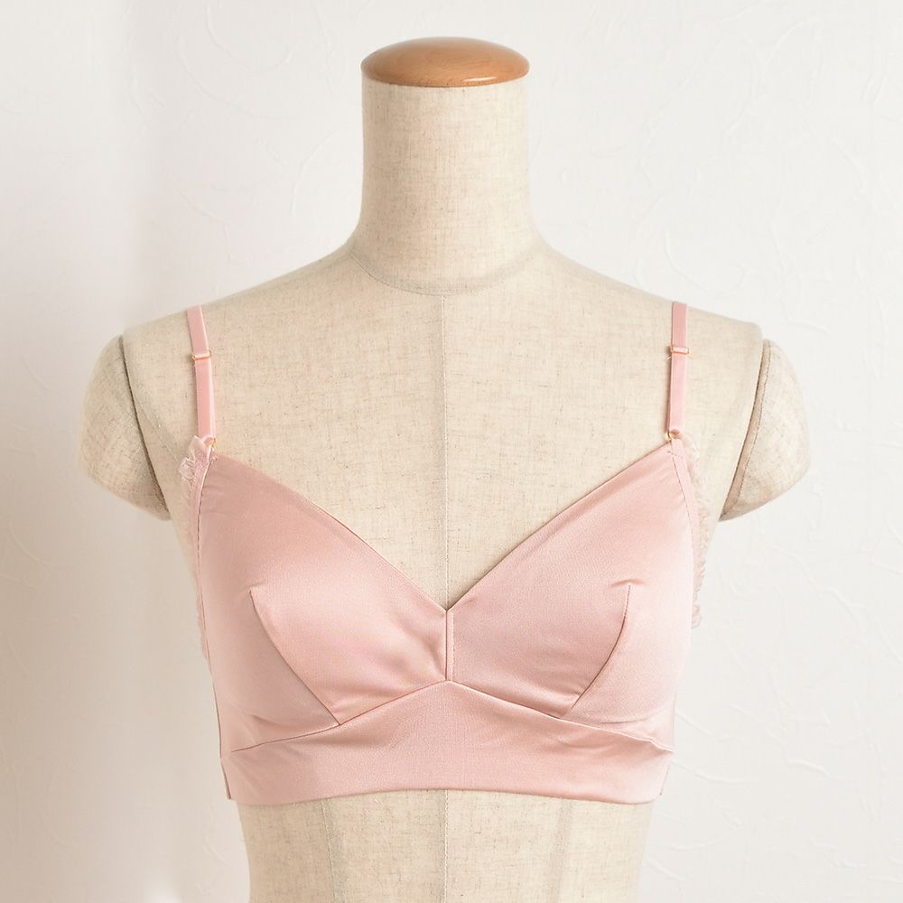 シルク100％スムース ノンワイヤーブラ 日本製