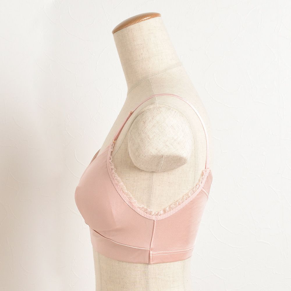 シルク100％スムース ノンワイヤーブラ 日本製