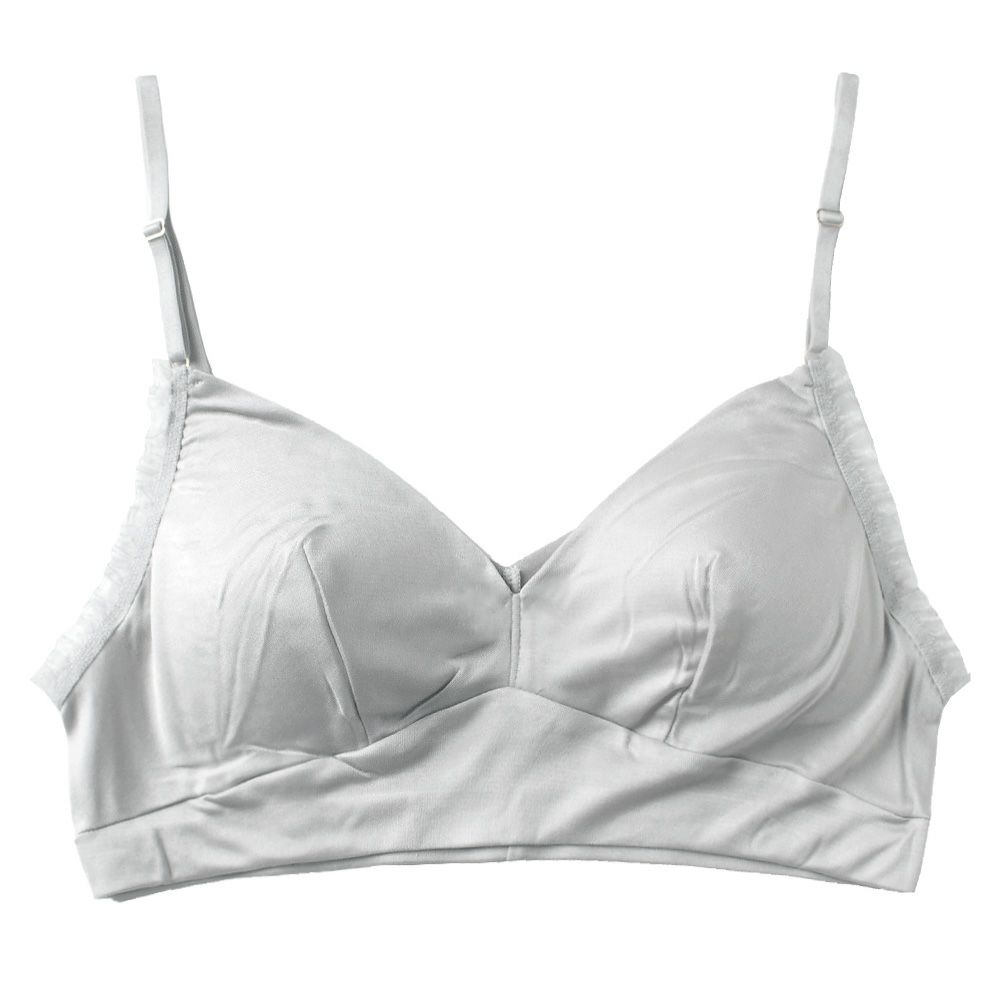 シルク100％スムース ノンワイヤーブラ 日本製