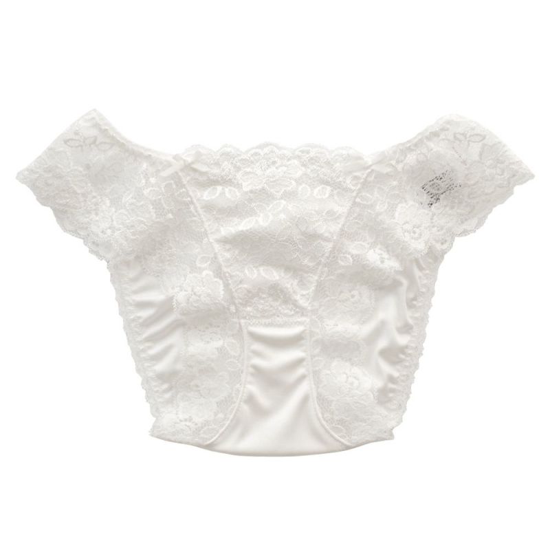 シルクショーツ ストレッチレース付き 日本製