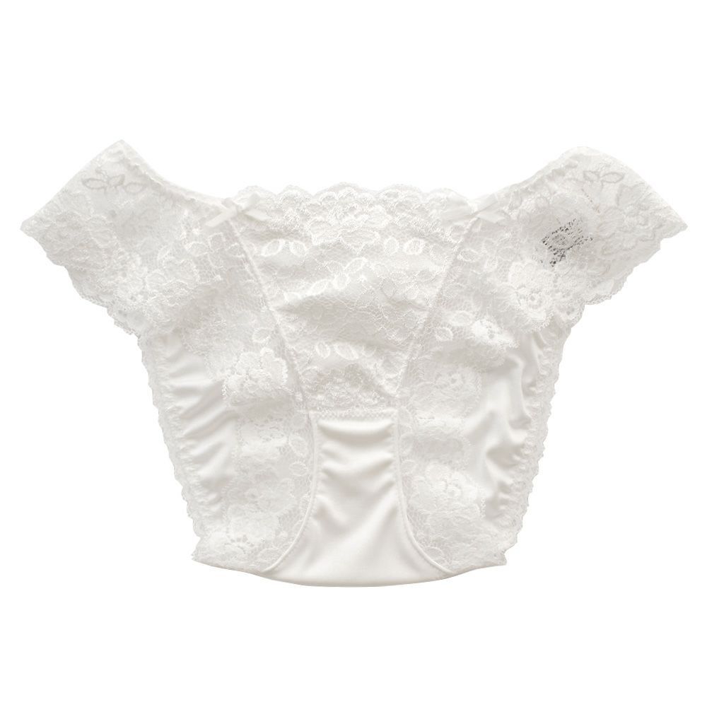 シルクショーツ ストレッチレース付き 日本製