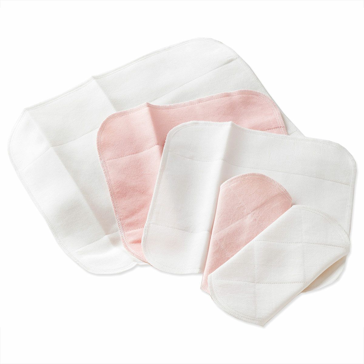 シルク 布ナプキン スタートセットNo.1 あるでばらん シルクの草木染め＆未サラシネル 5枚入り 日本製