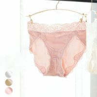 シルクスムース レース付き ショーツ 日本製