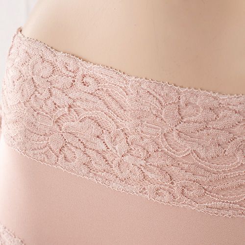 シルク ショーツ お尻すっぽり深履きタイプ 日本製 レース