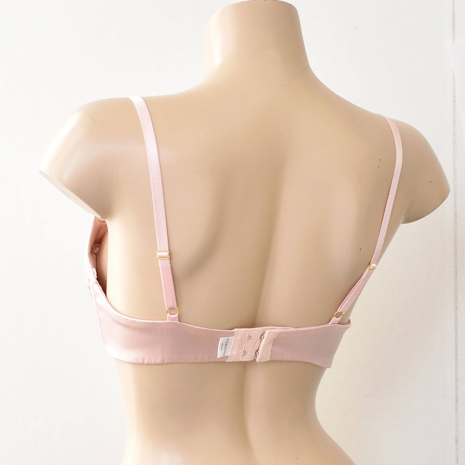 シルクサテン ノンワイヤー ブラジャー