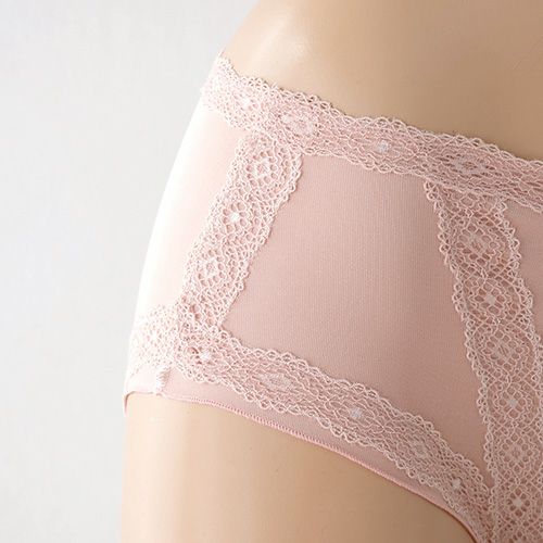 シルク 冷えとり ショーツ 深履きタイプ 日本製 マチはシルクとコットンの3重構造 