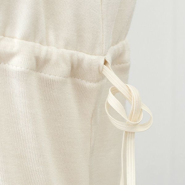 シルク100％ カップ付き カシュクール キャミソール ロング丈