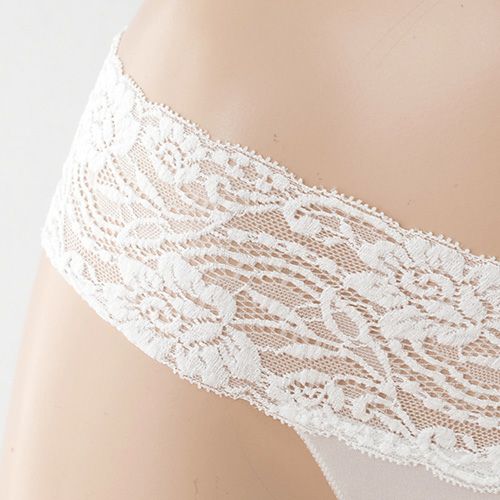 シルク 冷えとりふんどしパンツ マチはシルクとコットンの3重構造 日本製 レース
