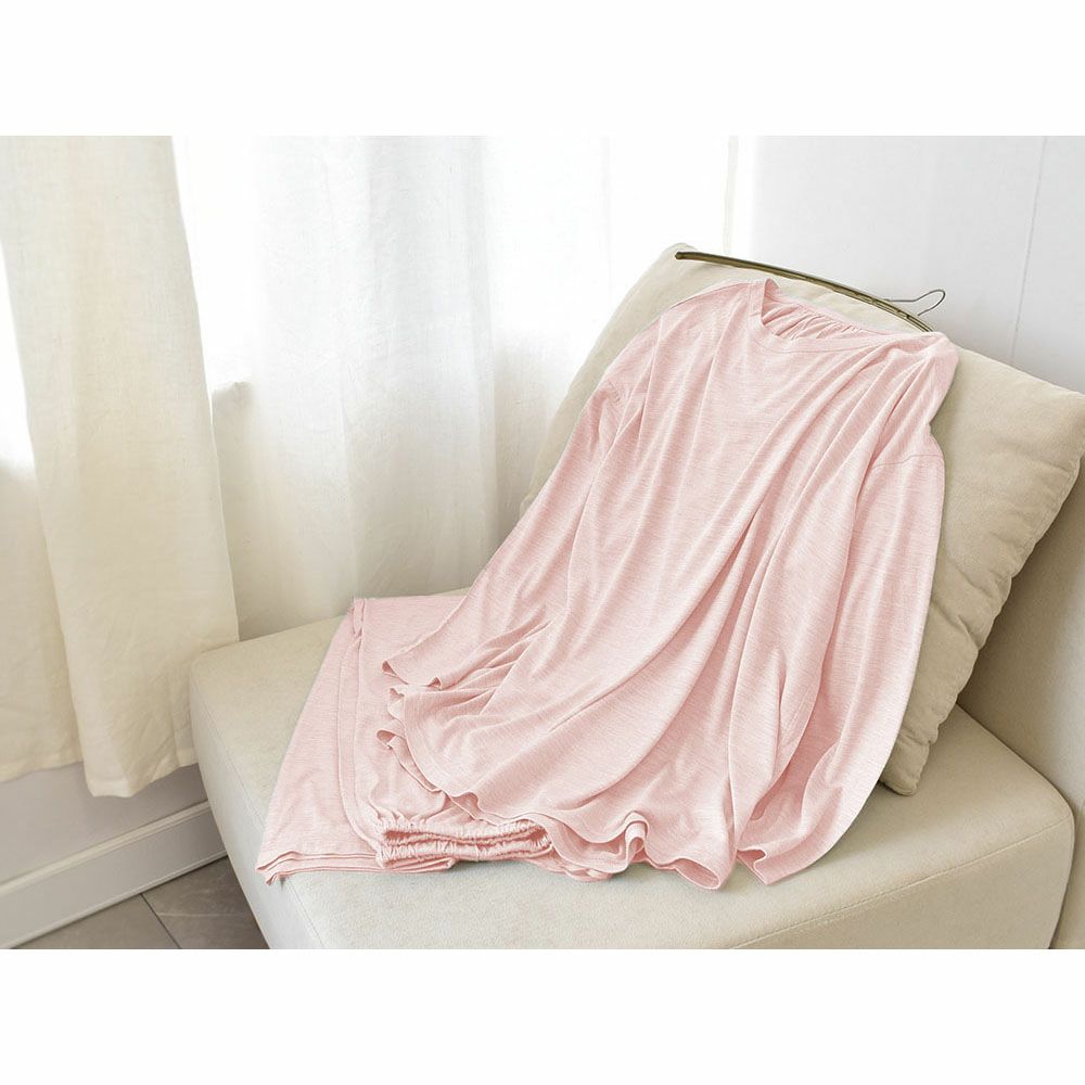 シルク100％ ソフトジャージー パジャマ 上下セット 日本製