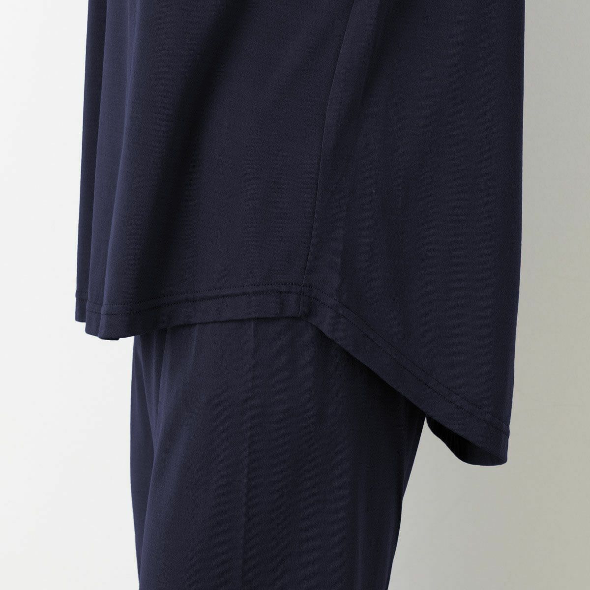 シルク100％ ソフトジャージー パジャマ 上下セット 日本製