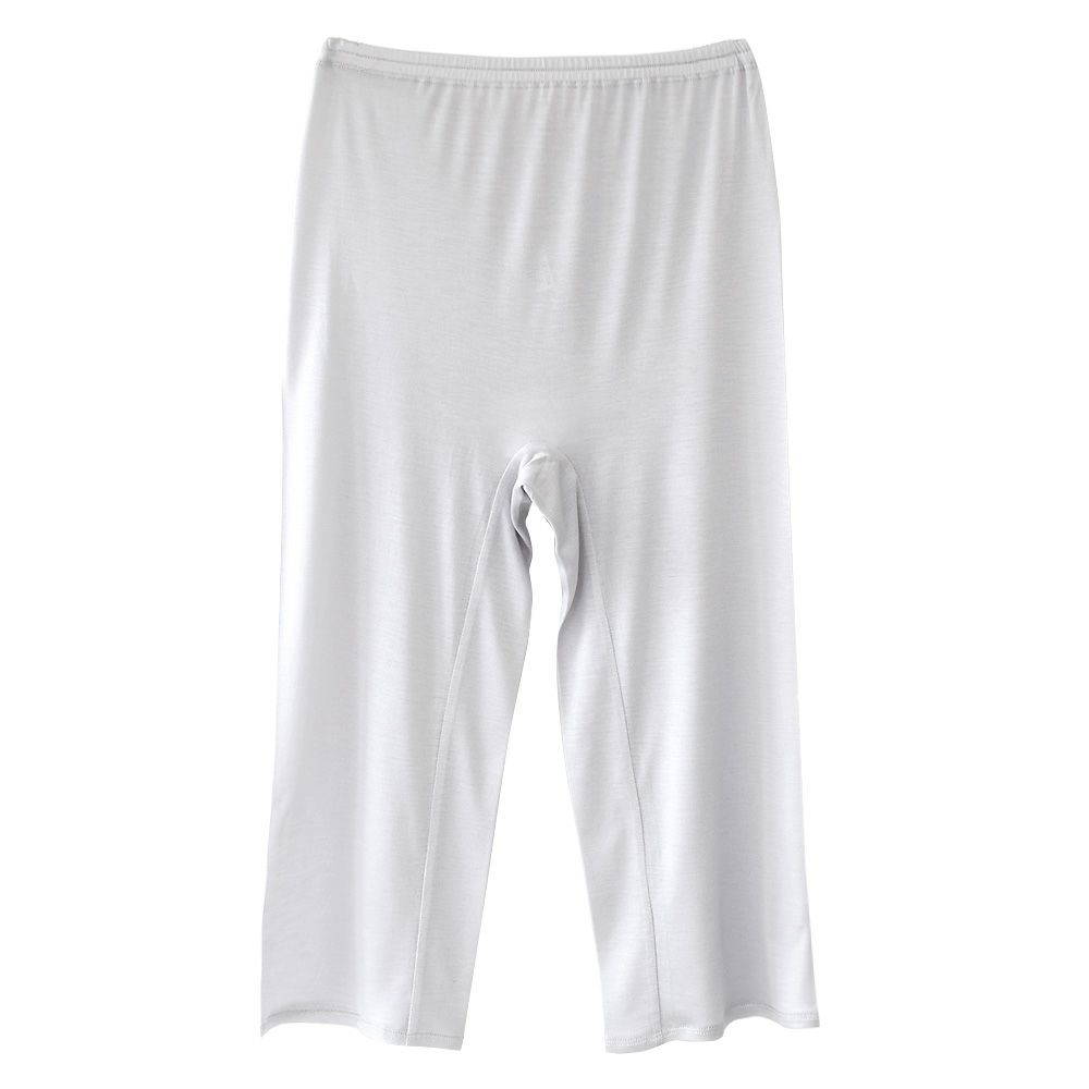  シルク100％ 7分丈ボトム