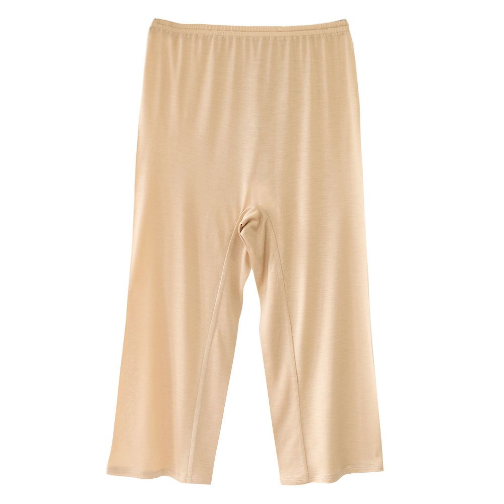  シルク100％ 7分丈ボトム