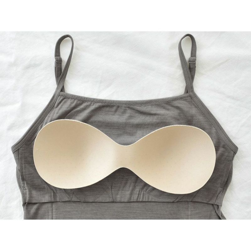 シルク100％ ソフトジャージー カップ付き キャミソール 日本製 ゆるラク ウォッシャブル加工 