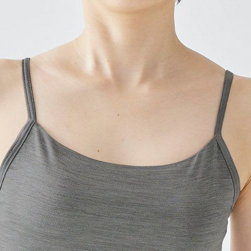 シルク100％ ソフトジャージー カップ付き キャミソール 日本製 ゆるラク ウォッシャブル加工 
