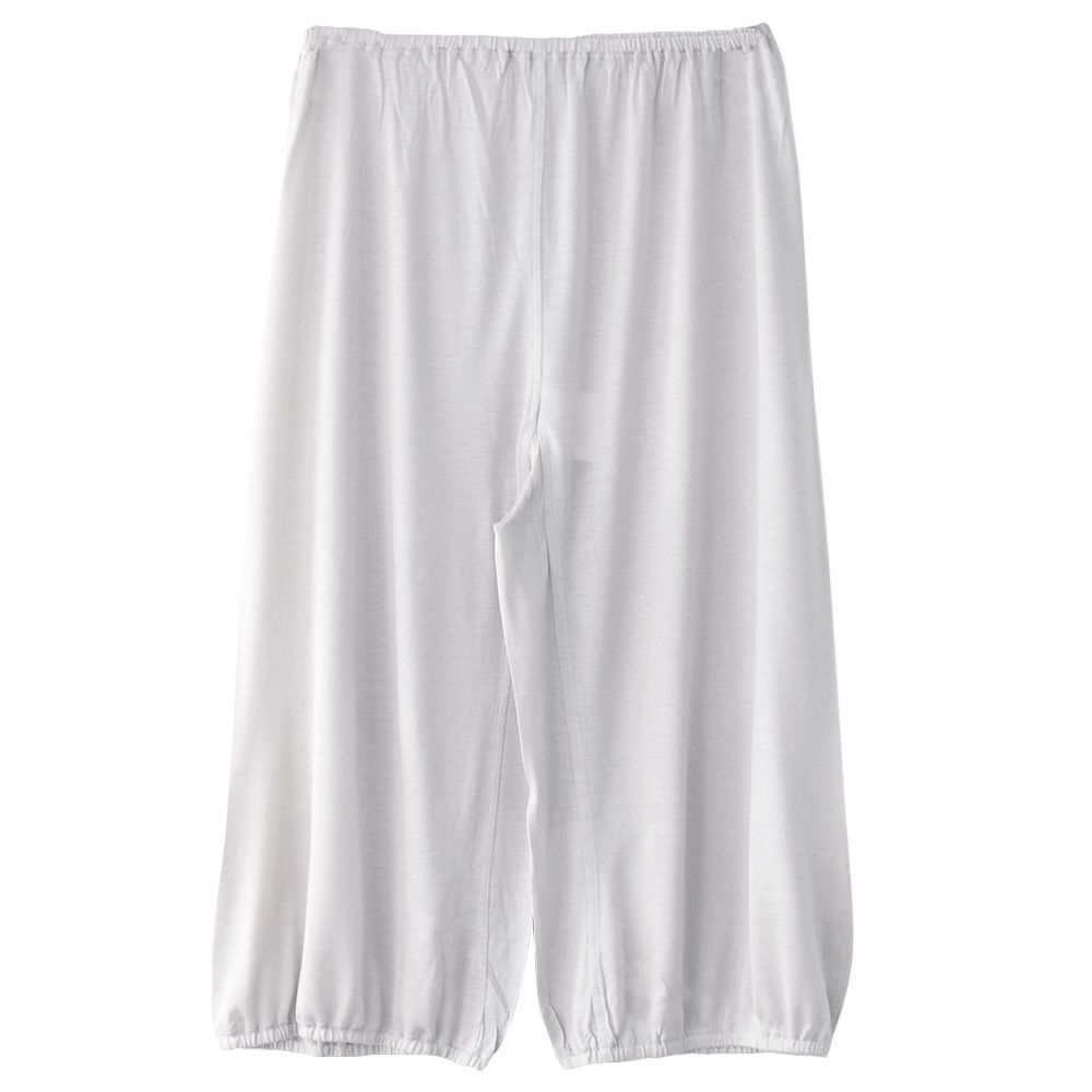シルク100％ キュロット ペチコート パンツ裾が巻き込める【かるふわシルク】