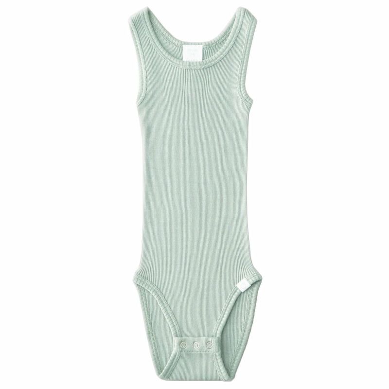 シルクコットン タンクロンパース ベビー キッズ肌着