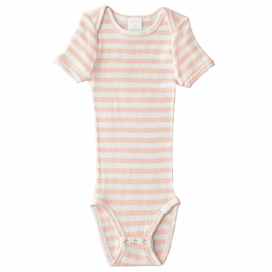 シルクコットン 半袖ロンパース ベビー キッズ肌着