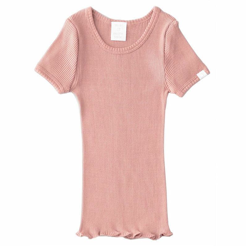 シルクコットン 半袖 ベビー キッズ肌着