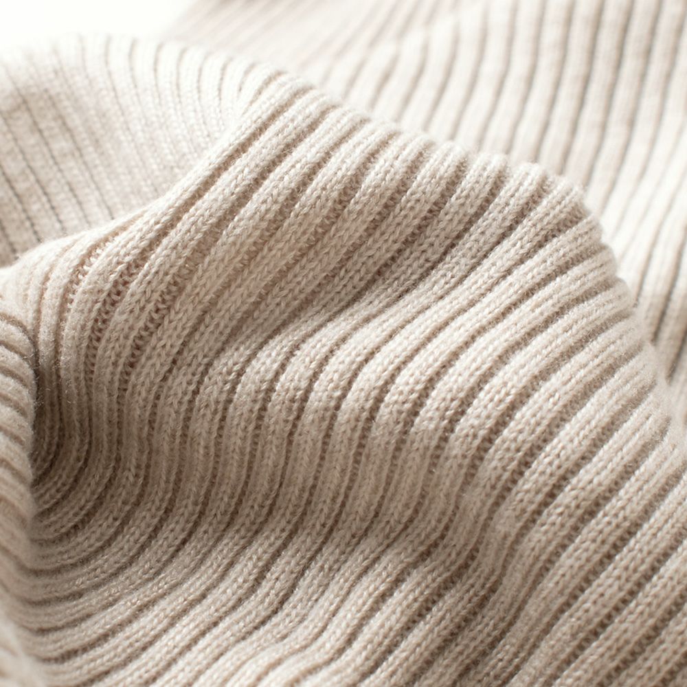 シルク100％ ふわふわ加工 リブニット タンクトップ 日本製 インナー 縫い目のないホールガーメント