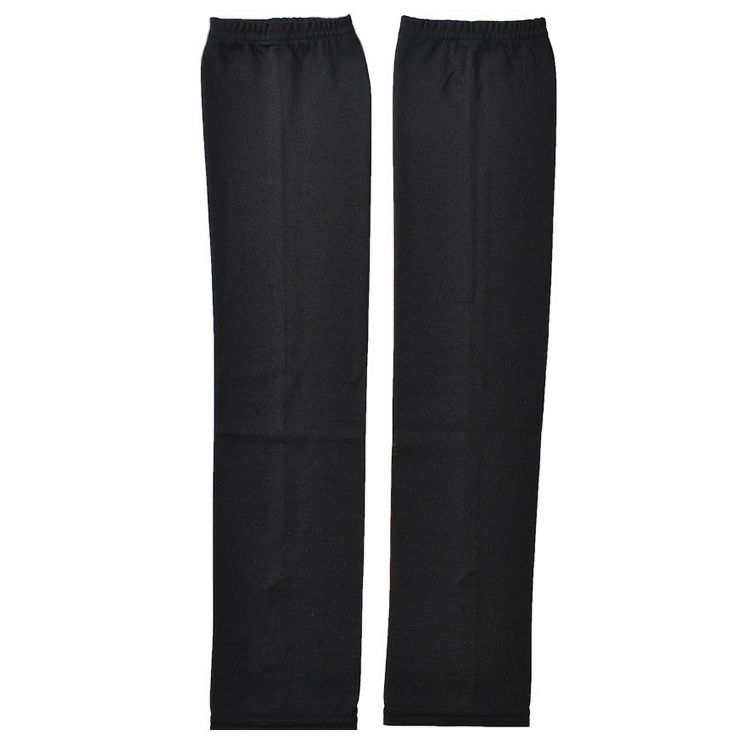 シルク100％ ジャージー UVカット アームカバー 日本製 指通し付き