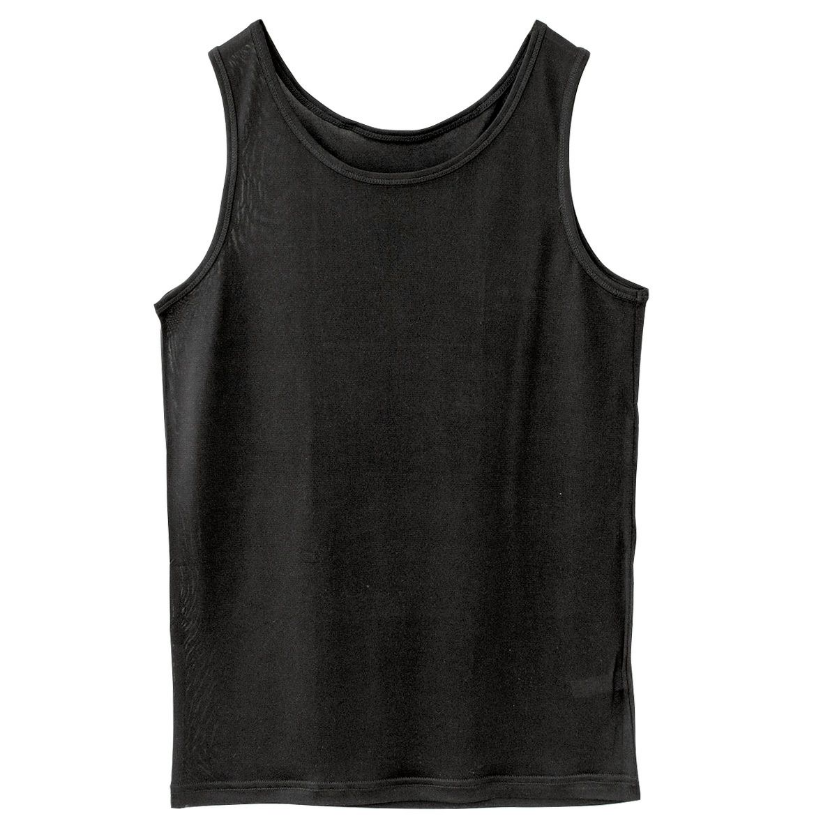 シルク100％ メンズタンクトップ