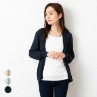 シルク100% ふわふわ加工 カーディガン 日本製 縫い目のないホールガーメント