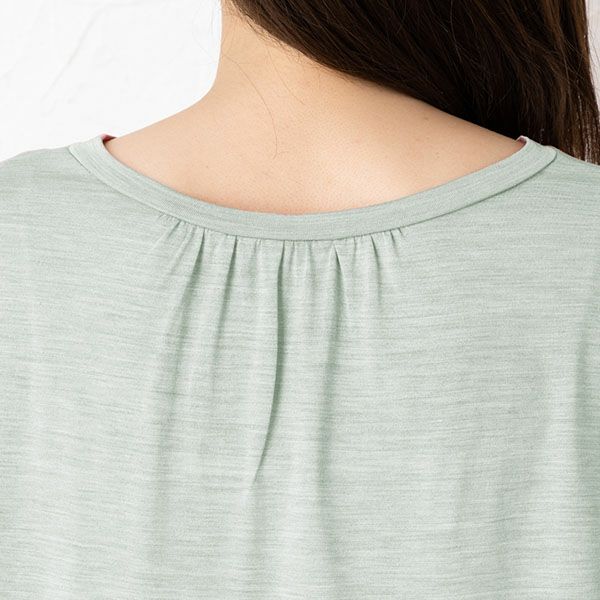 シルク100% ソフトジャージー パジャマ 上下セット ゆったりデザイン 日本製