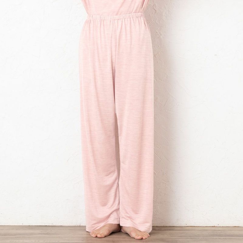 シルク100% ソフトジャージー パジャマ 上下セット ゆったりデザイン 日本製