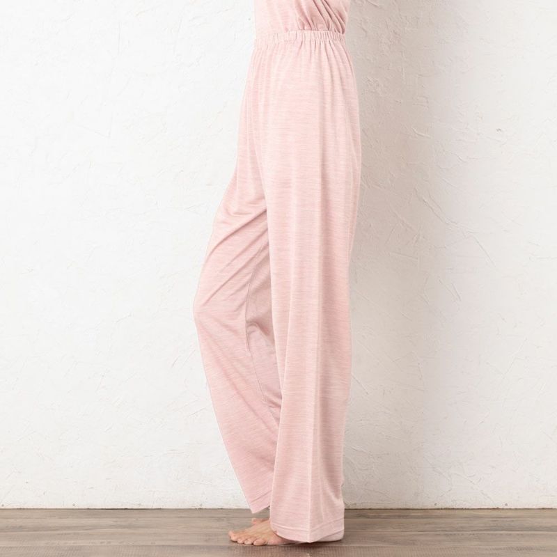 シルク100% ソフトジャージー パジャマ 上下セット ゆったりデザイン 日本製