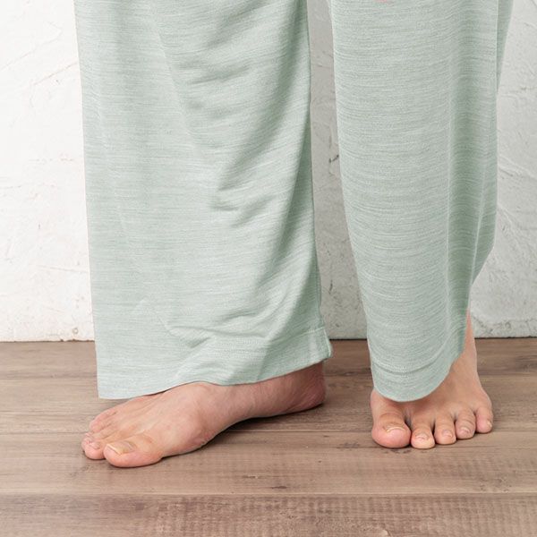 シルク100% ソフトジャージー パジャマ 上下セット ゆったりデザイン 日本製