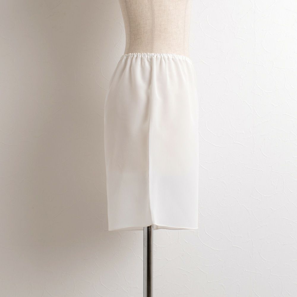 シルク100% クレープデシン キュロットペチコート 日本製