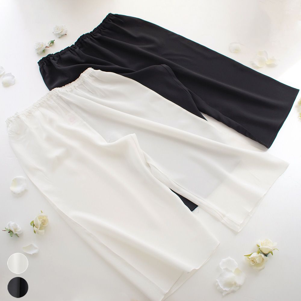 シルク100% クレープデシン 膝下ペチパンツ 日本製