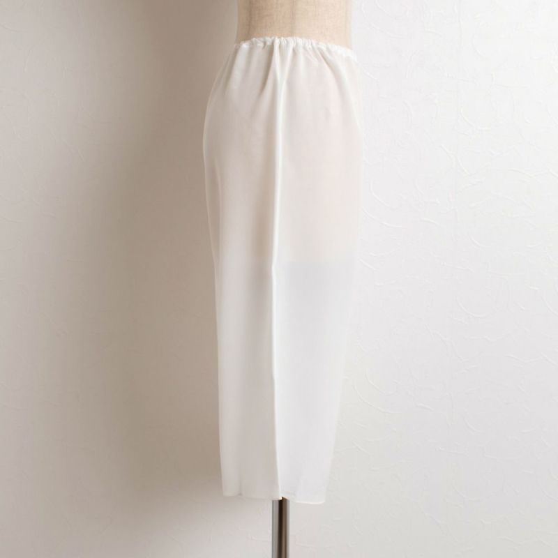 シルク100% クレープデシン 膝下ペチパンツ 日本製